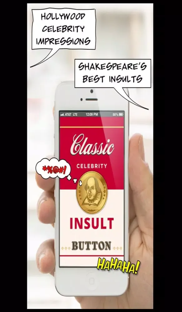 Classic Celebrity Insult Button Shakespeare Edition 스크린샷
