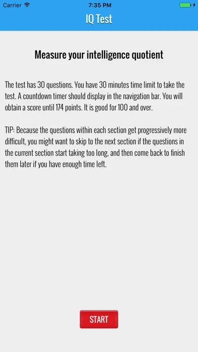 European Standard IQ Test应用截图