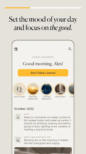 Capturas de pantalla de 5 Minute Journal: Self-Care