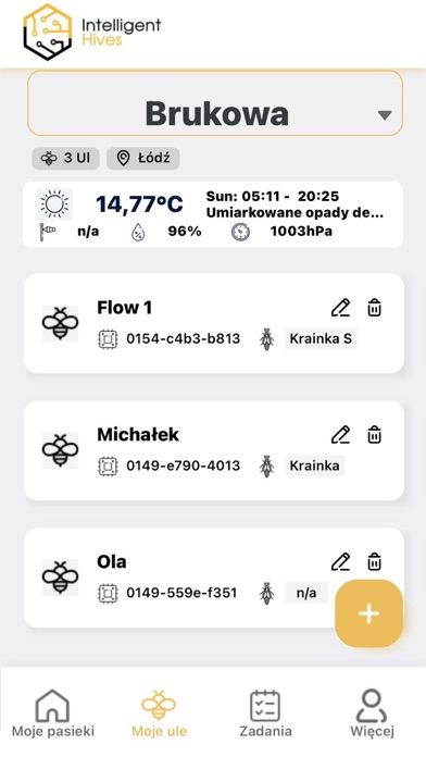 Zrzuty ekranu Intelligent Hives