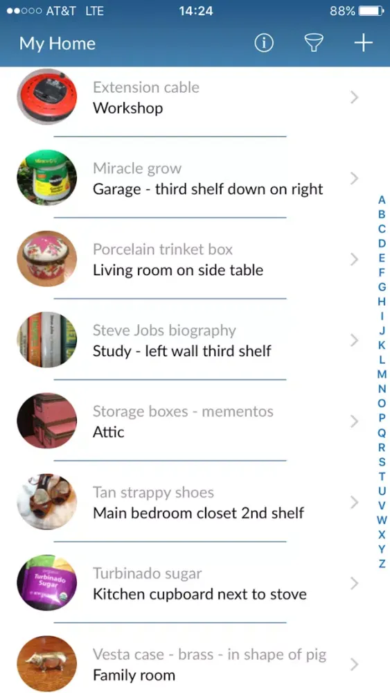 Capturas de tela do Whats in my Home