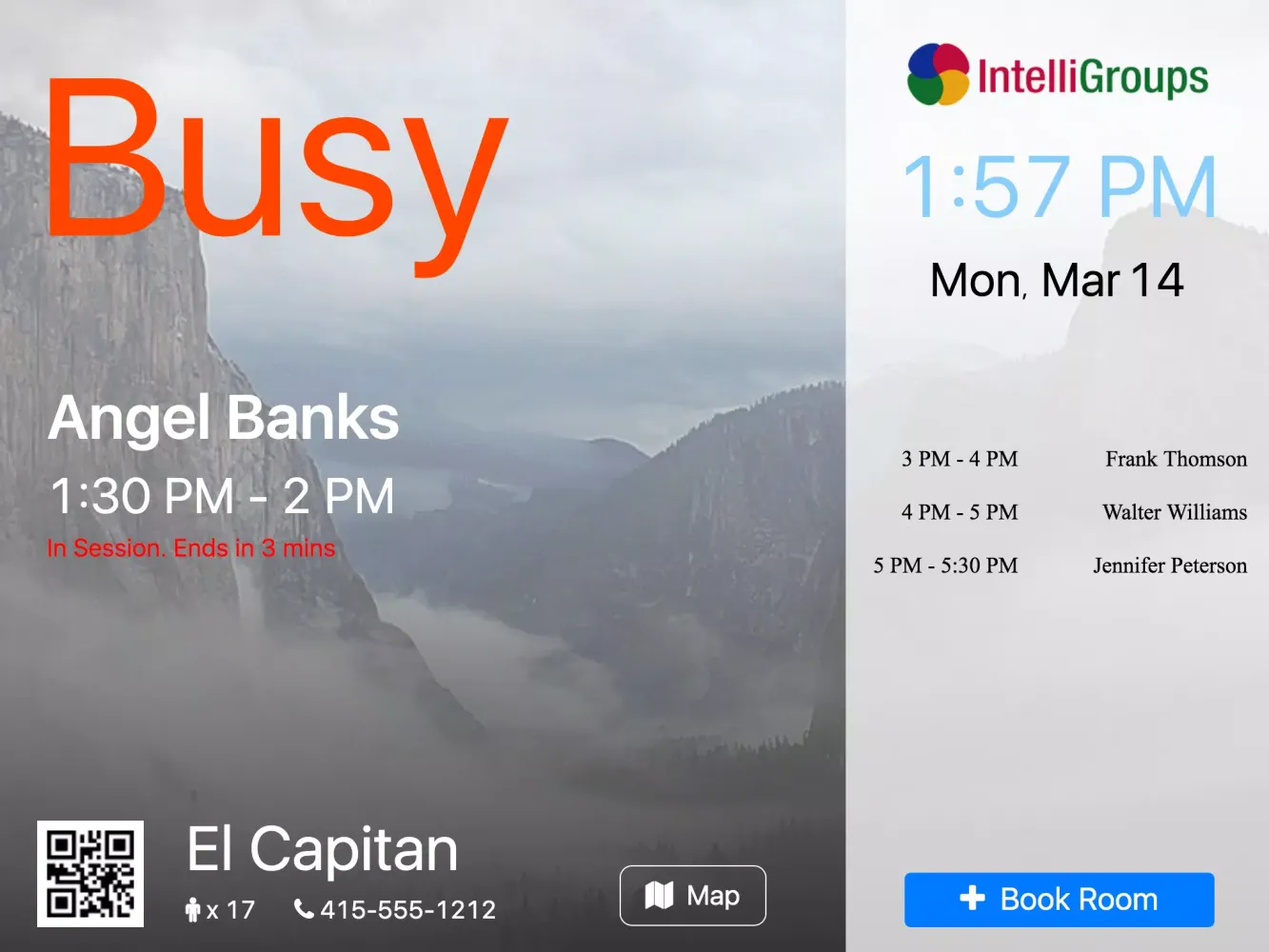 Room Display Screenshots