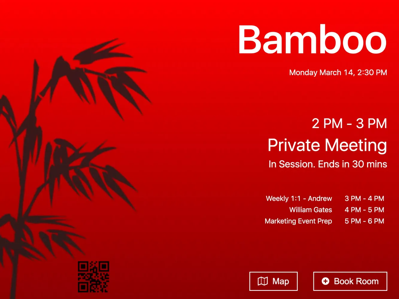 Room Display Screenshots