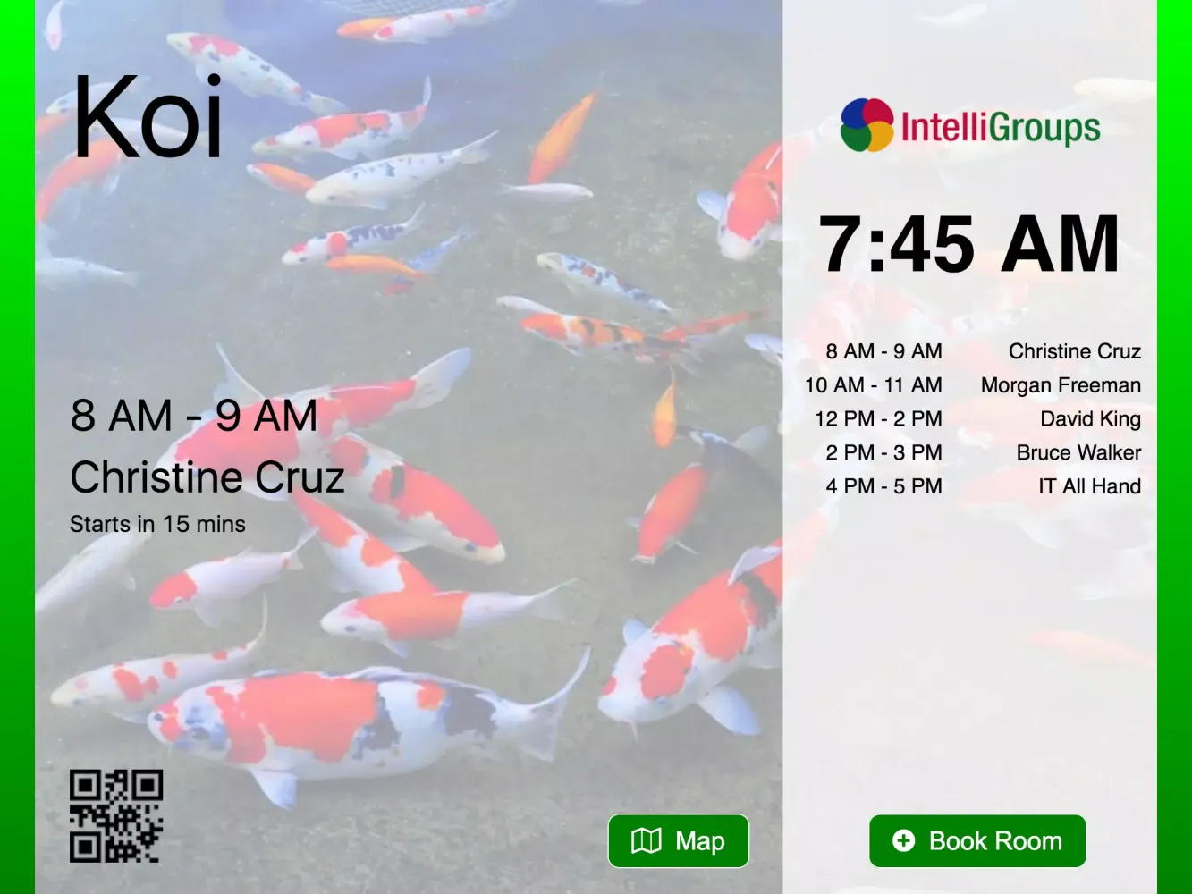 Room Display Screenshots