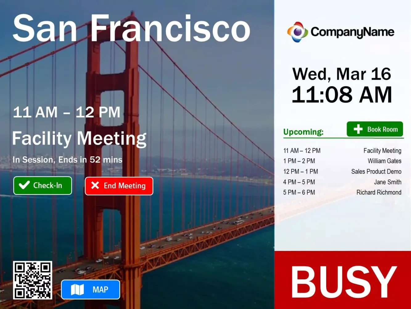 Room Display Screenshots