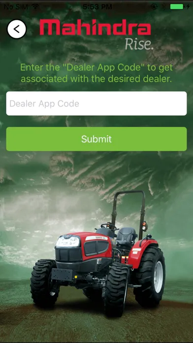 ภาพหน้าจอของ Mahindra Parts Lookup