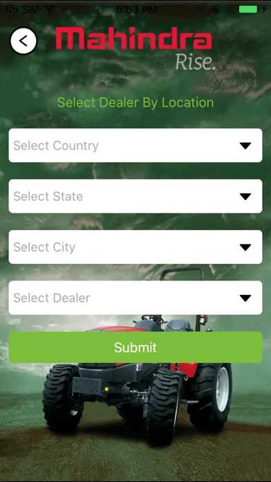 ภาพหน้าจอของ Mahindra Parts Lookup