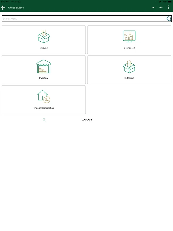 ภาพหน้าจอของ Flexi MOH Inventory iPad 