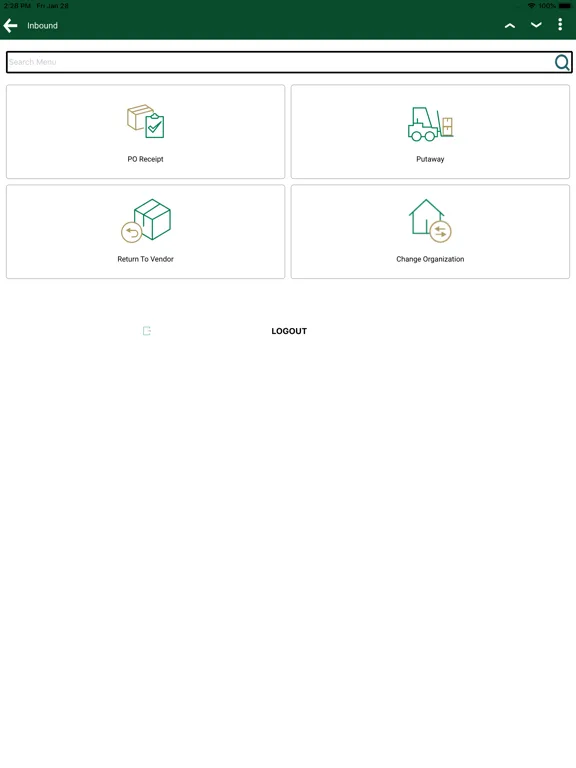 ภาพหน้าจอของ Flexi MOH Inventory iPad 