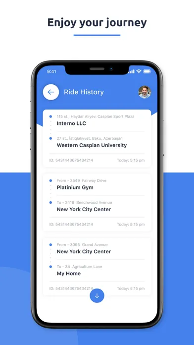 IntelliRider- Request a ride應用截圖