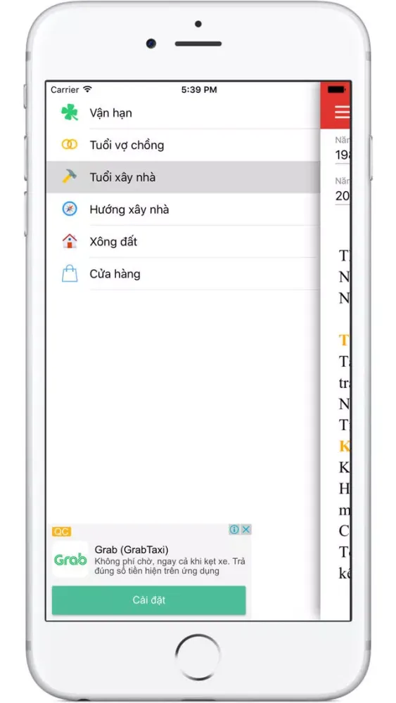 Tử vi bói toán স্ক্রিনশট