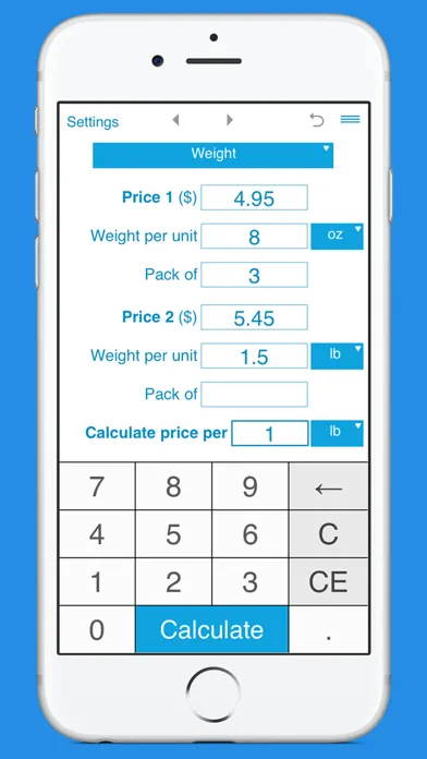 صور Unit Price Comparison