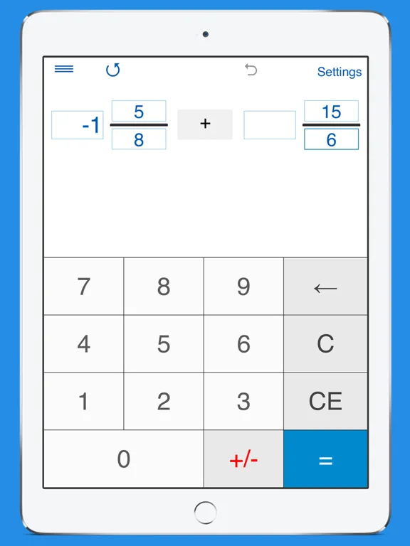 Fraction Calculator 4in1 iPad 应用截图