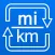 Miles to kilometers and km to miles converter