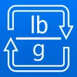 Pounds to grams and g to lbs weight converter