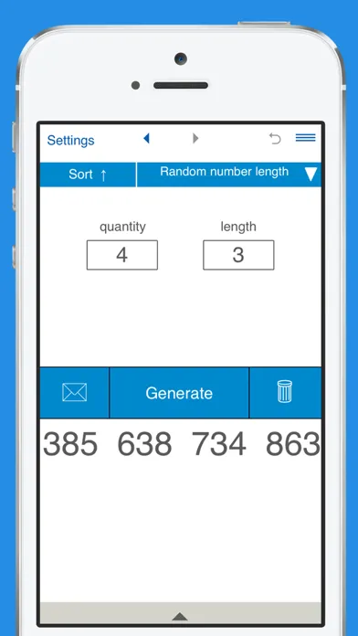 Tangkapan skrin Random Number Generator RNG