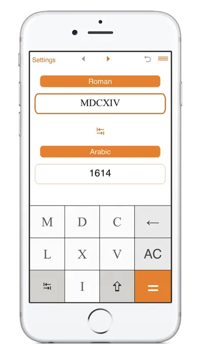 Zrzuty ekranu Roman Numerals Converter