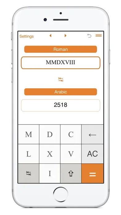 Zrzuty ekranu Roman Numerals Converter
