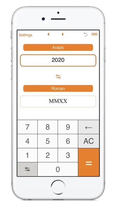 Zrzuty ekranu Roman Numerals Converter