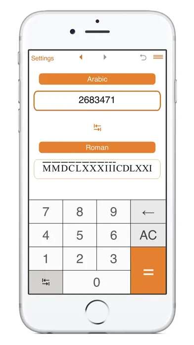 Zrzuty ekranu Roman Numerals Converter