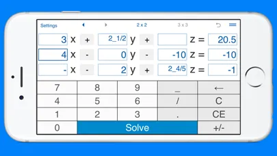 Скриншоты Systems of equations solver