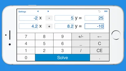 Скриншоты Systems of equations solver