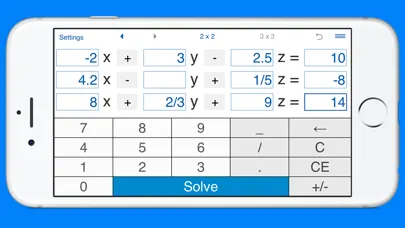 Скриншоты Systems of equations solver