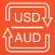 US Dollars to Australian Dollars converter