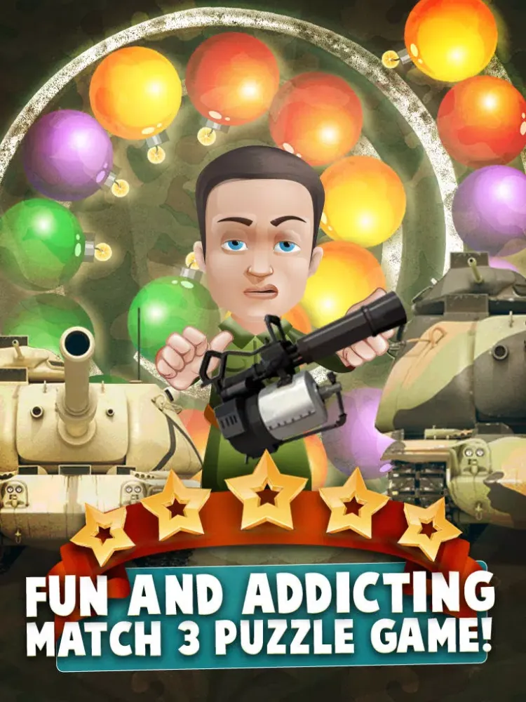 Zumi War-Fare - A Bubble Shooter Showdown With Military Tanks (Artillery Game) iPad  স্ক্রিনশট
