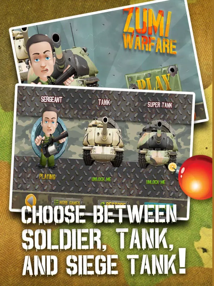 Zumi War-Fare - A Bubble Shooter Showdown With Military Tanks (Artillery Game) iPad  স্ক্রিনশট