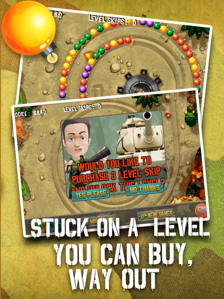 Zumi War-Fare - A Bubble Shooter Showdown With Military Tanks (Artillery Game) iPad  স্ক্রিনশট