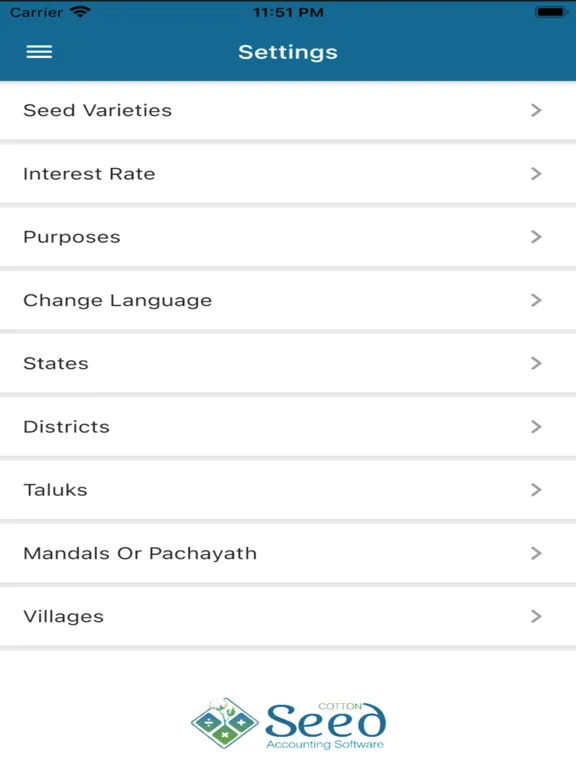 GoSeed- Cotton Seed Management iPad  Screenshots