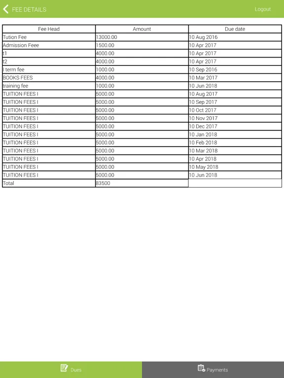 Unicampus iPad  স্ক্রিনশট