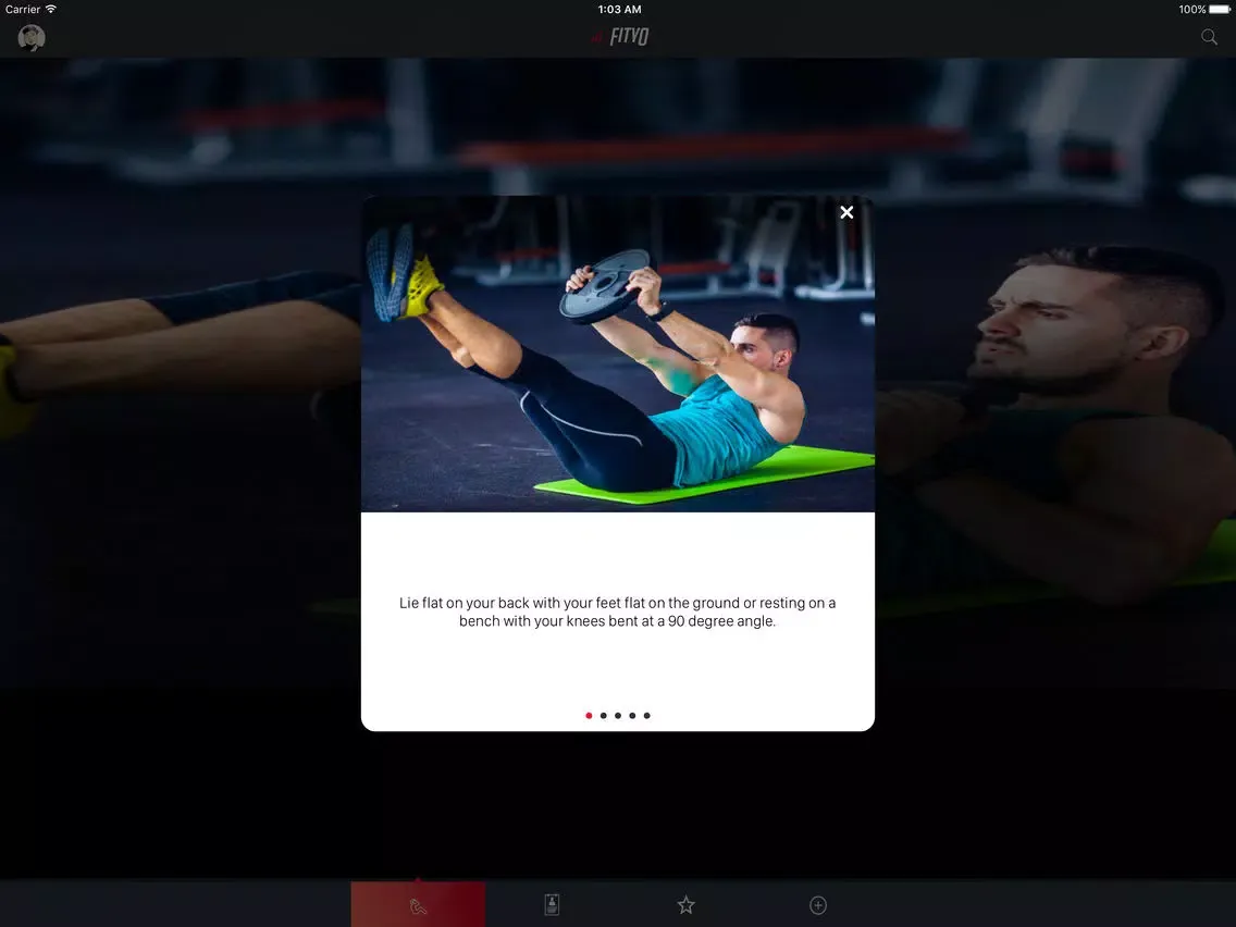 FitYo - Build Your Own Fitness App iPad  スクリーンショット