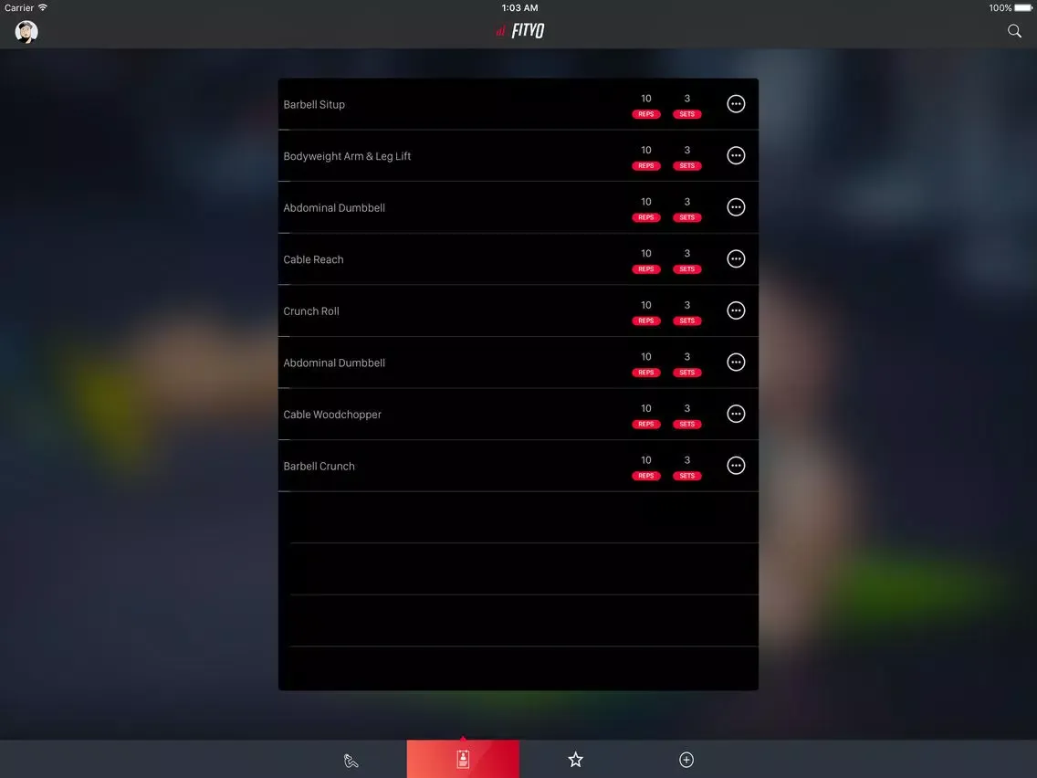 FitYo - Build Your Own Fitness App iPad  スクリーンショット