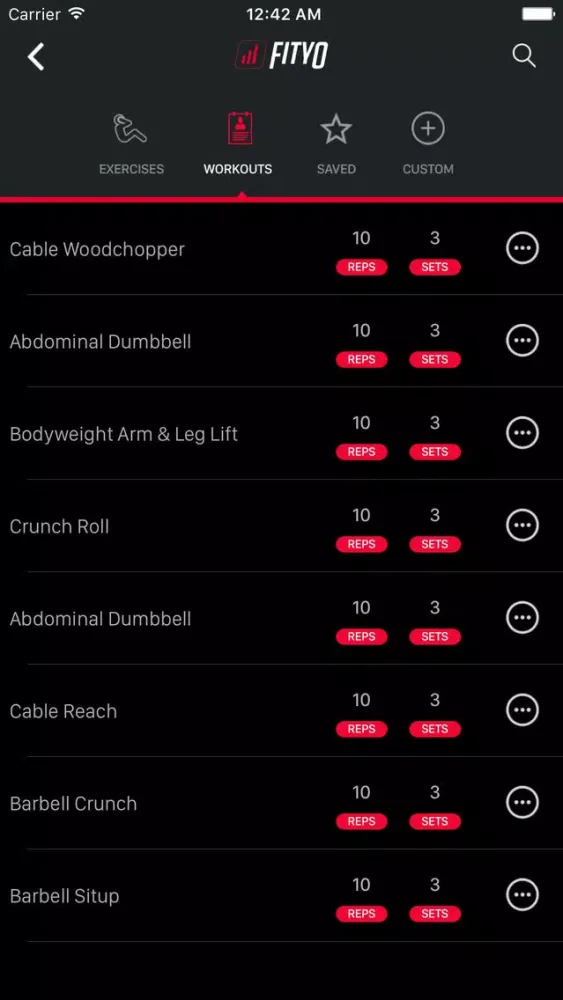 FitYo - Build Your Own Fitness App スクリーンショット