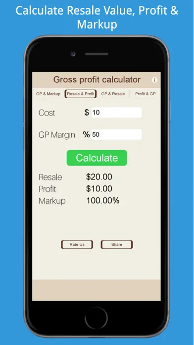 Скриншоты Gross-Profit Calculator