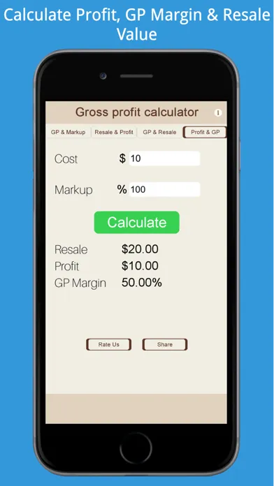 Скриншоты Gross-Profit Calculator