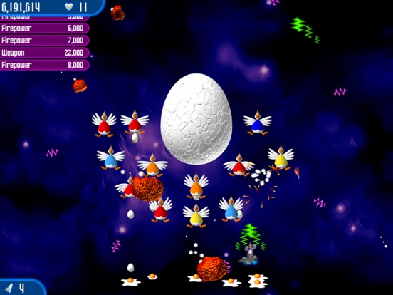 Chicken Invaders 2 iPad  स्क्रीनशॉट