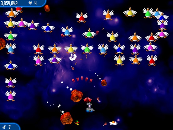 Chicken Invaders 2 iPad  स्क्रीनशॉट