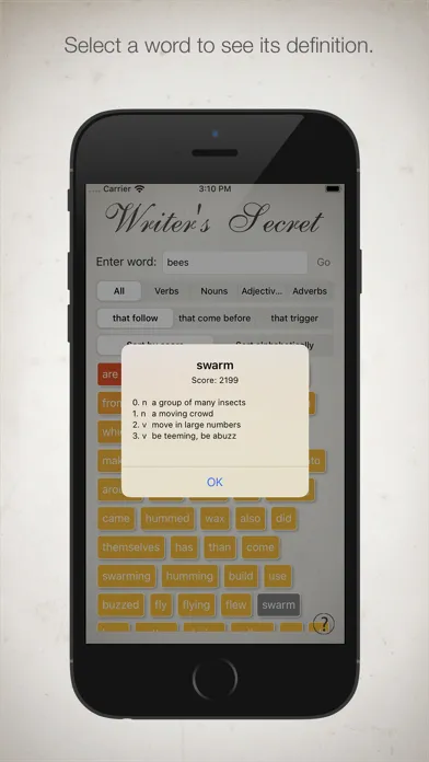 Ảnh chụp màn hình của Writer's Secret