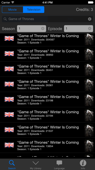 Captures d'écran de Subtitles Viewer!