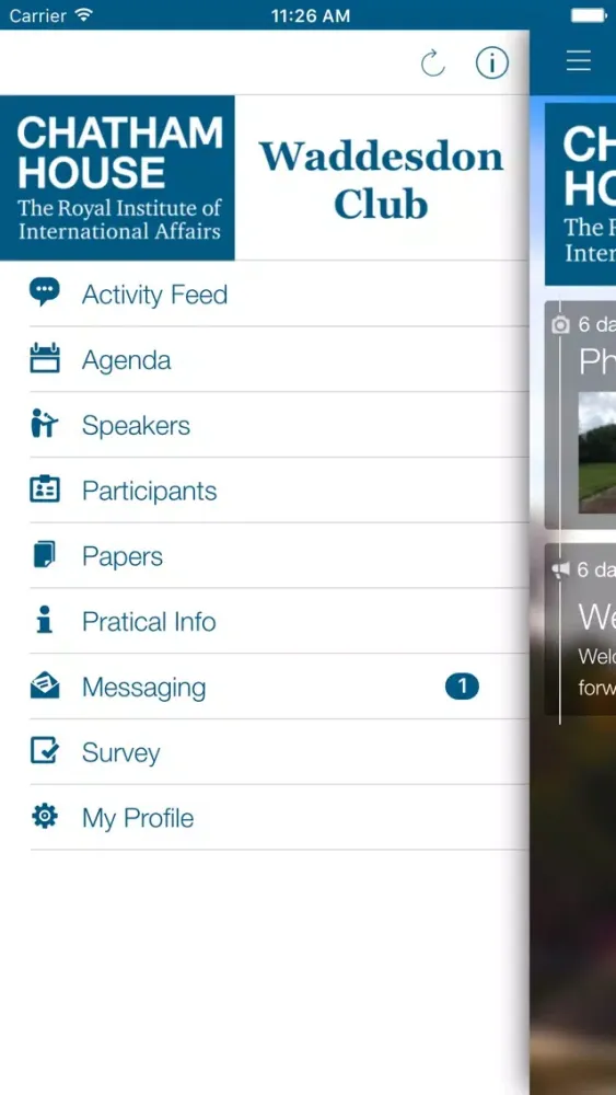 Screenshot di Chatham House Waddesdon Club