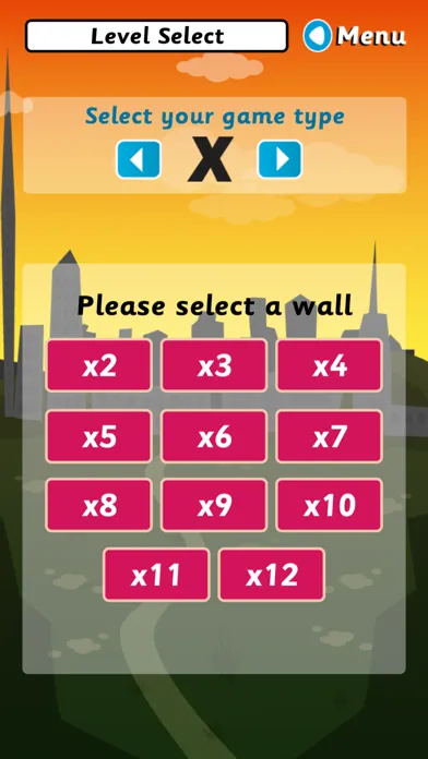 Tangkapan skrin Wipeout Wall (Multiplication & Division)