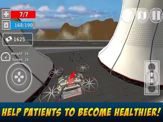 Скриншоты Ambulance Quadcopter Flight iPad 