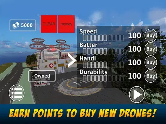 Скриншоты Ambulance Quadcopter Flight iPad 