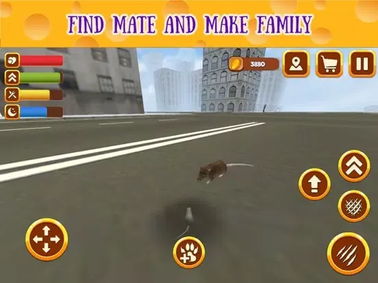 Capturas de tela do Mouse City Quest Simulator 3D iPad 