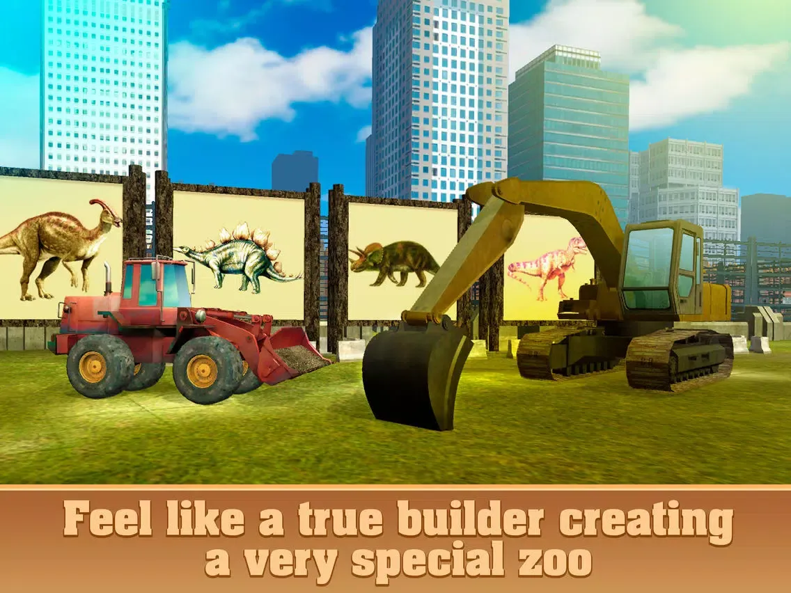 Dino World Building and Construction Simulator iPad  Ekran Görüntüleri