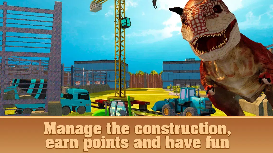 Dino World Building and Construction Simulator Ekran Görüntüleri