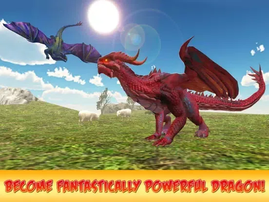 Flying Fire Dragon Fighting iPad  স্ক্রিনশট